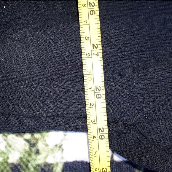 Fruit of the Loom Plus Black Longsleeves Quilted Fleece Women's Sweater 4XL - Picture 5 of 7